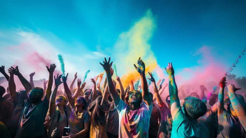 The Colors of Joy Celebrating Holi the Hindu Festival