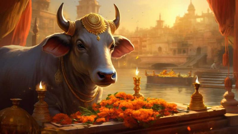The Holy Bovine Cows in Hindu Deity Worship